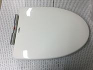 Professional Plastic WC Seat Cover White Color With Mute Rubber Gasket