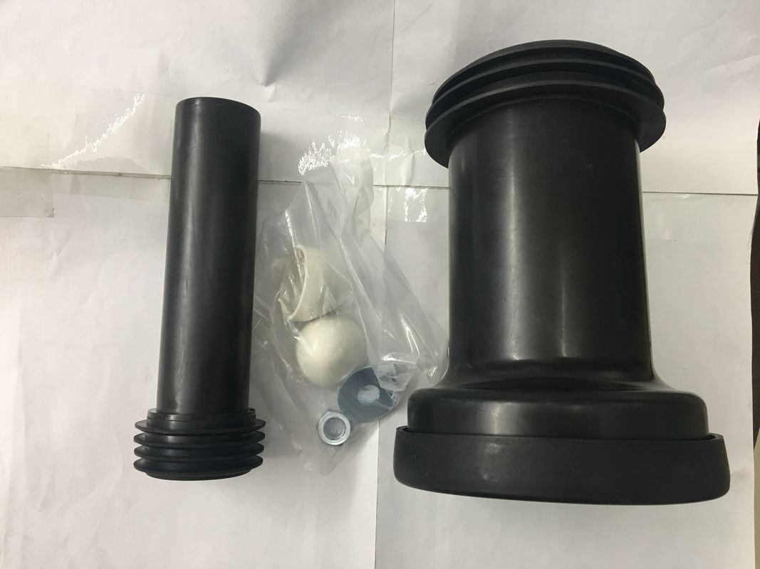 PVC Material Toilet Straight Connector , Embedded Toilet Waste Fittings
