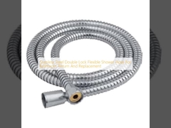 스테인레스 스틸 듀플 잠금 유연 샤워 튜브 화장실 반환 및 교체