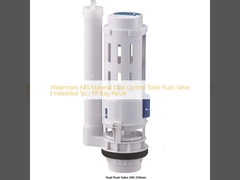 워터 마크 ABS 물질 듀얼 컨트롤 화장실 플러시 밸브 임베디드 1pc/ PP 가방 패키지