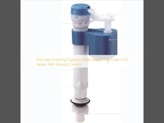 3/6 리터 충전 용량 화장실 물 탱크 수동 제어 장치가 있는 물탱크 충전 밸브