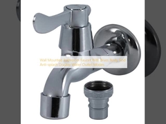 벽에 장착 된 목욕탕 펌프, 청동 몸체 및 방출 방지 듀얼 물 출구 모드