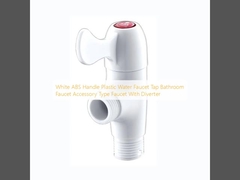 흰색 ABS 손잡이 플라스틱 물 펌프 탭 욕실 펌프 액세서리 타입 펌프 디버터