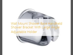 벽에 장착 된 샤워 기지 큰 각 조정 가능한 홀더와 함께 휴대용 샤워 받침대