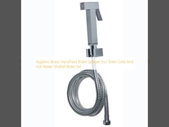 화장실 냉수 및 뜨거운 물을위한 위생 청동 휴대용 비데트 스프레이어