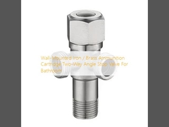 벽에 장착 된 철 / 청동 탄약 카트리지는 욕실용 쌍방향 각 정지 밸브