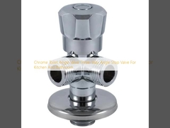 크롬 화장실 앵글 밸브 부엌 및 욕실용 3면 앵글 정지 밸브