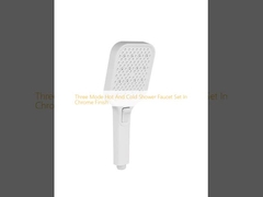 3 모드 핫 및 콜드 샤워 펌프 크롬 마무리 설정