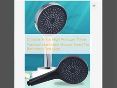 크롬 마무리 고압 세 가지 기능 손용 샤워기 목욕실 재설계