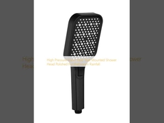 고압 손잡이 벽에 장착 된 샤워 헤드 욕실 비를 위해 닦은