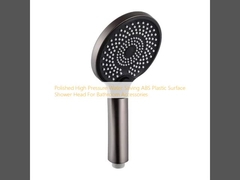 화장실 액세서리용 닦은 고압 물 절약 ABS 플라스틱 표면 샤워 헤드