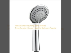 수동 나사 장착 수동 샤워 세 가지 기능 샤워 머리 욕실 펌프