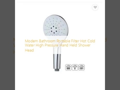 현대 욕실 휴대 필터 뜨거운 차가운 물 고압 핸드 홀드 샤워 헤드