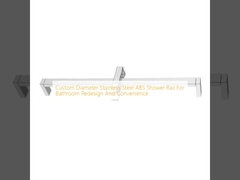 화장실 재설계 및 편의를 위해 맞춤 직경 스테인리스 스틸 ABS 샤워 레일