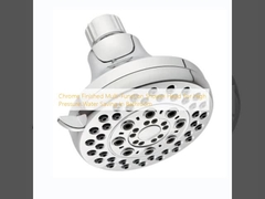 화장실에서 고압 물 절약을 위해 크롬 완성형 다기능 샤워 헤드