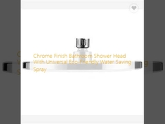 보편적인 환경 친화적 물 절약 스프레이와 크롬 마무리 욕실 샤워 헤드
