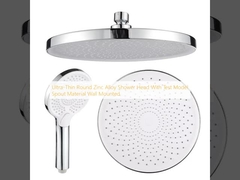 시험 모델 스푸트 재료 벽에 장착 된 초 얇은 둥근 아연 주머니 머리