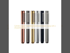 원통형 핸드 샤워 헤드 샤워: 샤워 헤드 호스로 분사