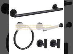 욕실 하드웨어 세트, 스테인리스 스틸 수건 걸이 세트, 국경 간 수건 걸이, 화장지 홀더, 천공 후크, 욕실 걸이 액세서리