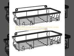 욕실 및 화장실용 벽걸이 수납 선반, 세면도구 및 욕실 용품 보관에 적합합니다.