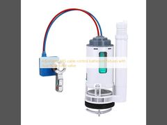 조절 가능한 ABS 케이블 제어 욕실 설비, 듀얼 플러시 변기 밸브 포함