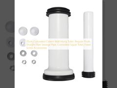 35cm 매립형 시트 벽걸이 변기, 일반 물내림, 직관 하수도관, 매립형 좌변기, 고정 나사 부속품